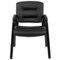 Emma and Oliver Fundamentals Executive Reception Chair with Metal Frame